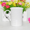 High Quanlity 10oz sublimation white bone china mug for wholesales